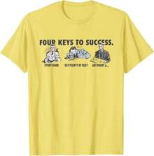 Camiseta Cuatro Claves para el Éxito - Negro - Ver 1