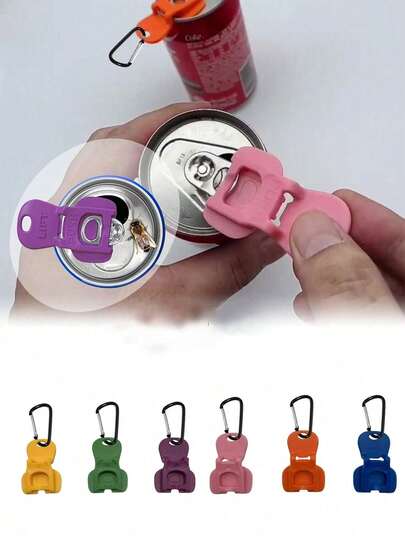 这款塑料汽水罐开罐器具有防尘密封功能，是一款简单小巧的开瓶器，同时还具备防尘密封功能。它可以作为钥匙扣或挂件使用，小巧便携，适合家庭聚会、野餐、郊游和办公环境。操作稳定，可以轻松打开瓶盖，开瓶后……