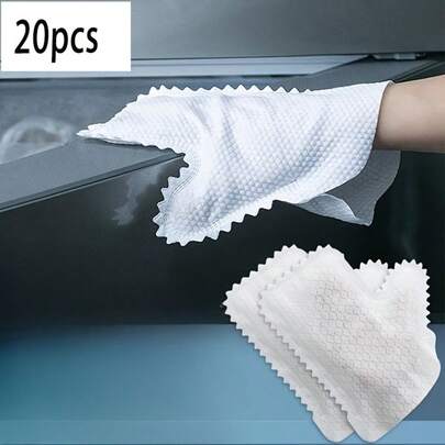 20/40pcs Super Soft Microfiber Cleaning Gloves - Multipurpose Dry & Wet Use, Easy To Use, Convenient For Dusting, Suitable For Kitchen, Living Room, Bedroom, Car, Furniture And Window Cleaning