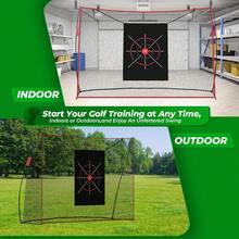 Golf Net For Backyard Practice: Hitting Net – Training For Driving Chipping Swing Golf Gift For Dad And Maam  ,Husband Men,Wife,Valentine's Day Gift,Gifts For Sports Enthusiasts - lưới đánh golf - Xem 5