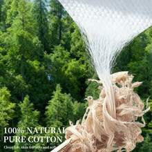 60pcs 3-Ply Soft Cotton Disposable Face Towels, Dual-Layer Thick, Wet & Dry Use, 1 Pack - Patterned - View 3