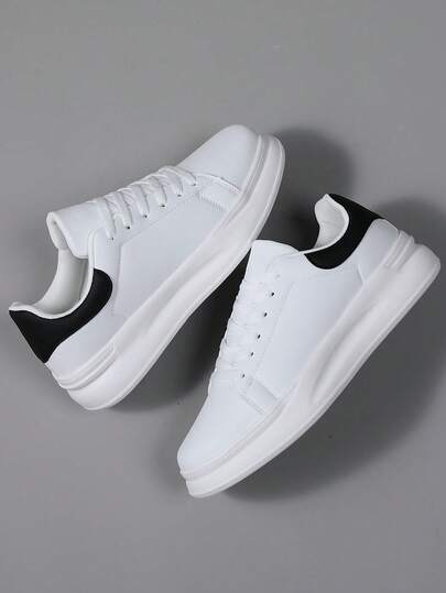 Zapatillas deportivas casuales para hombres, zapatos de skate, zapatos deportivos de estudiante para skate, estilo versátil para todas las estaciones, talla 36-45