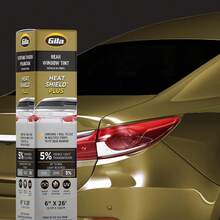 Gila Ultraescudo Color para Ventana Resistente a los arañazos, Resistente al Calor,ás protección para el Coche, 5% Ventana Posterior Limo Negro, 6 x 26 - 5% Super Black Lime - Ver 2