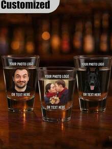 Customized Photo Wine Glass, Personalized With Photo And Text, Photo Wine Glass, Customized Birthday Wine Glass, Multifunctional Wine Glass, Fun Single Party Wine Glass, Party Gift, Newlywed Portrait Wine Glass, Wedding Wine Glass, Girlfriend Travel, Single Party Gift - Multicolor - View 4