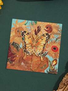 1pc Metal Butterfly Bookmark, Painting Butterfly Metal Bookmark, Student Gift, High-Quality Creative Souvenir, Exquisite Stationery, Birthday Gift, Thoughtful Gift, Elegant Bookmark - Multicolor - View 14