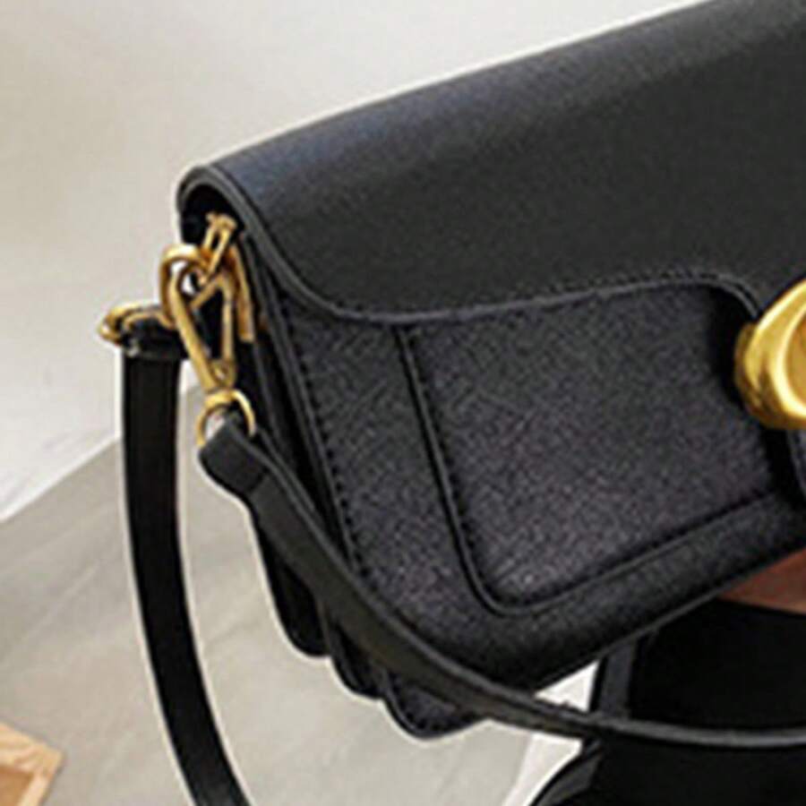 Women's Hobo Shoulder Bag, Crossbody Bag, Handbag, Retro Clutch, Chinese New Year, Valentine's Day Gift, Spring/Summer Holiday, Travel - Black - View 1