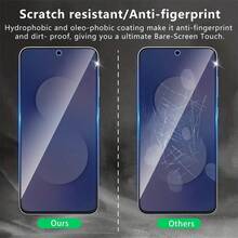 3片装隐私保护钢化玻璃屏幕保护膜，防窥屏保护膜，兼容三星Galaxy S25、S24 FE、S25FE、S24FE、A17、A07、A56、A36、A26、A16、A06、A55、A35、A25、A15、A05、A54、A34、A24、A14、A04、A73、A53、A33、A23、A13、A03、A72、A52、A32、A12、A02，透明保护膜 - 黑色 - 查看 7