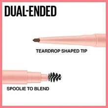 SLAW Maybelline Total Temptation Eyebrow Definer Pencil Deep Brown 1 Count - 315深棕色 - 查看 6