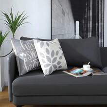 Fundas De Almohada 16x16 Pulgadas, Fundas De Almohada Cuadradas 4 Piezas Bohemian Modern Farmhouse Neutral Decorative Pillow Covers Linen Cushion Covers for Sofa, Bed, Home Decor(default) - Multicolor - Ver 6