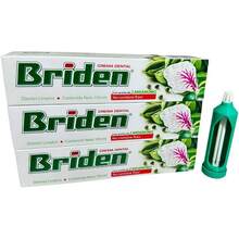 Set Briden crema dental sin flúor, Pasta Dental, Pasta De Dientes Con Ingredientes Naturales, Pasta Dental Sin Fluor, Cuidado Dental Dientes Saludables, Briden Cardamomo 3 Pzs.100 ml.con exprimidor - La Corona. - 1 - Ver 9