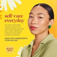 Burts Bees Facial cleansing towelettes sensitive(White Tea Extract 30 Unidad (Paquete de 3)) - Multicolor - Ver 5