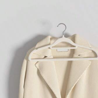 40/10/5pcs Flocking Anti Slip Hangers, Anti Slip Hangers, Prevent Shoulder Deformation, Save Space, Clothes Hanger, Clothes Drying Rack, Suitable For Clothing Stores Organizing Clothing, Suits, Tops, Ties, Shirts, Skirts, And Pants Is Essential For Home Storage, Wardrobe Storage, Home Decoration, And Room Decoration,