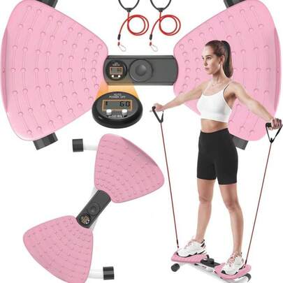 360° Ab Trainer Waist  - Silent Counter 300lb Non-Slip Core Machine