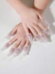 指甲油卸除夹，适用于美甲沙龙使用 - 無色 - 查看 2