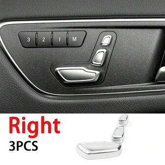 Conjunto de botones de ajuste del asiento del lado derecho del automóvil, botón del reposacabezas para Benz A B C E ML GL GLE GLK CLS W204 W212 W207 W166 X204 W218 W172 W246