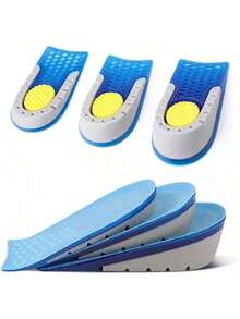 1 Pair Of Anti Slip Height Increasing Shoe Heel Pads, Male Honeycomb Elastic Half Pad, Female Heel Invisible Non Tiring Height Increasing Sports Shoe Insole Shock-Absorbing, TPE Insole, Suitable For Both Men And Women - Comfortable Half Insole, Adjustable Height Of 1 Cm, 2 Cm Or 3 Cm, Essential For Back To School Season Insulation, Galentines, Puppy, Carnival