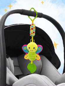 1pc Colorful Rattle Toy For Baby Boys & Girls, Cute Plush Rattle Soother Toy With Rattle And BB Sound, Suitable As Newborn Baby Gift - Multicolor - View 7