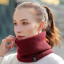 Scalda collo invernale unisex - Colletto elastico con fodera morbida, disponibile in più colori (grigio/rosa/marrone/nero/blu navy), adatto per sci, snowboard e attività all'aperto - accessorio invernale per uomo e donna - Multicolore - Visualizzare 3