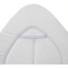 Nuby Turtle - Cojín de baño para tina o fregadero tela suave y fácil de secar 0 a 6 meses color turquesa - AzulPatchwork - Ver 7