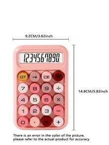 Dopamine Color Calculator High Value Multifunctional Calculator Flexible Key Office Special, Crisp Rebound, Tapping Like A Note, Non-Slip Silicone, Steady Accompanying. - Single Piece - View 4