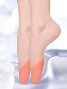 1双柔软硅胶鞋头垫，芭蕾舞鞋尖前脚掌凝胶鞋垫 - 彩色 - 查看 3