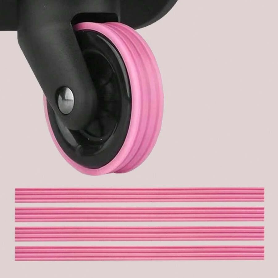 Bọc bánh xe vali bằng silicon, Miếng bảo vệ bánh xe vali bằng silicon sáng màu, Bọc bánh xe vali giảm sốc, Phụ kiện du lịch, Bọc bánh xe vali bằng silicon cao cấp - Chống trượt, giảm tiếng ồn, Nhiều màu sắc để lựa chọn, Giảm tiếng ồn khi lăn, Chống sốc, Dễ lắp đặt - Phụ kiện du lịch thời trang, Giúp vali lăn êm hơn. - Nhiều màu - Xem 1