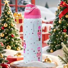 OwaIa Nutcracker Double-Drink Insulated Stainless Steel Outdoor Sports Water Bottle, Travel Water Bottle, 32OZ/945ml Large-Capacity Bicycle Water Bottle, Lockable Lid 100% Leak-Proof Sports Water Cup, Suitable For Outdoor Sports, Cycling, Office, Home, Car, Camping And Travel - 胡桃鉗 - 查看 7