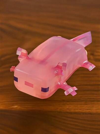 1 st glitterkristall Axolotl, mjuk och långsam rygg, klibbig stresslindringsleksak, Taba Squishy, bärbara fidget-klämleksaker för resor, Squisy, perfekt för alla åldrar autism, perfekta julklappar, söta saker, födelsedagspresenter, påskpresenter, halloweenpresenter, julklappar, julstrumpfyllningar, fidget-leksaker, barnfestgåvor, blå för pojkar, rosa för flickor, barnspel, barnleksaker, pojkspel, flickspel, barnspel.