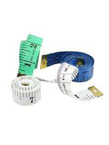 1/3卷随机颜色现代缝纫卷尺，双面柔软测量，适合DIY缝纫，可测量包括周长在内的各种尺寸，是送给女士、母亲、朋友、女朋友和男朋友的理想礼物。非常适合生日、婚礼、周年纪念日、情人节、感恩节和新年惊喜。这款卷尺几乎完美。 - 彩色 - 查看 6