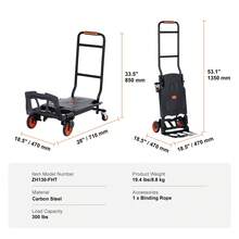 Carts & Wagons, Shopping Trolleys - Black - View 7