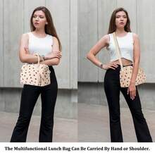 1pc Insulated Lunch Bag For Women,Lunch Tote Bag, Lunch Box Bag,Outdoor Picnic Insulated Bag,Student Thickened Cute Lunch Bag, Reusable Lunch Tote Bag, Portable Picnic Ice Bag For Work, Picnic, School Or Travel Lunch Box Bag School Supplies Stuff Accessories Bag For School School Accessories School Stuff For Traveling Waterproof Bag Insulated Lunch Bag Lunchbox - Dâu tây - Xem 3