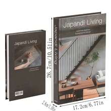 3本/4本可折叠装饰假书，简约装饰书摆件，适用于模型房装饰 - 彩色 - 查看 8