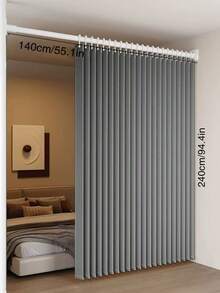 1 st vikbar gardinavdelare, mångsidig säsongsdörrgardin för hyreslägenhet, sovrum, vardagsrum, badrum och andra scenarier, exklusiv design