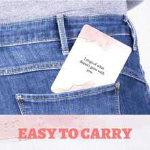 Affirmation Cards - Daily Motivational Cards For Women Funny Small Birthday Gifts For Friends Sisters Coworkers, Each Card Has Funny, Humorous And Empowering Daily Words, Mindfulness Gifts / Mental Health Gifts / Birthday Gifts / Christmas Gifts / Mother's Day Gifts, Party Games, Camping Games - Nhiều màu - Xem 9
