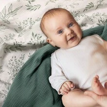 新生儿平纹细布襁褓毯，3 条装透气柔软婴儿包巾，大号 38 X 40 英寸襁褓包巾，婴儿洗澡必备用品，幼儿礼物，情人节爱心礼物