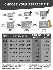 1 buah Alas Kencing Anjing Motif Tulang & Jejak Kaki Warna Abu-abu Muda, Alas Pelatihan Anjing Tahan Air, Anti Selip & Menyerap, Dapat Digunakan Kembali & Dapat Dicuci dengan Mesin, Cocok untuk Lantai, Sofa, Tempat Tidur, Pagar, Mobil, Cocok untuk Anjing & Kucing Kecil/Sedang/Besar - Abu-abu muda - View 5