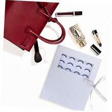 YQQ NOLITOY Caja para Almacenamiento de Pestañas Postizas de Papel con Bandeja Estuche Ligero para Tapa Semitransparente para Maquillaje y Viaje0027 - Pago - Ver 3