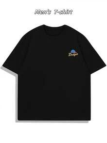 Camisetas talla grande para hombres - Negro - Ver 2