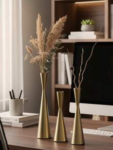 Bộ 1 bình hoa/chậu hoa bằng sắt kim loại, phong cách tối giản lãng mạn, thích hợp cho tiệc cưới, tiệc tối dưới ánh nến, bình trang trí bàn làm việc, chậu cây sang trọng, trang trí phòng, trang trí nhà cửa, vật trang trí trung tâm bàn ăn, có thể làm quà tặng cho bạn bè, gia đình, lễ tốt nghiệp, phụ nữ, bạn thân, trang trí bàn tiệc cưới, trang trí sinh nhật, trang trí đám cưới, quà tặng Ngày của Mẹ, trang trí Lễ Phục Sinh, màu xanh lá cây, trang trí bàn ăn. - Vàng - Xem 4