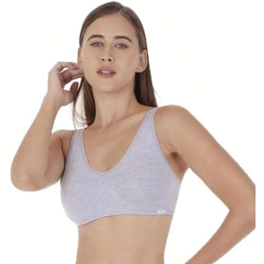 Skiny Casual Sujetador sin Copa ni Varilla Mujer((36) C Jaspe Claro) - Multicolor - Ver 1