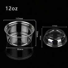 100/60/40/20 Pcs - 380ml Square Cake Boxes With Lids - PET Material, Ideal For Holding Cream, Soy Milk, Layered Desserts And Baked Goods - Great For Kitchen, Restaurant, Picnic, Camping, Birthday Parties And Storing Fruits & Berries Snacks. Cake Baking Supplies, Picnic Essentials, Decorative Snack Containers, Sturdy Construction - Multicolor - View 10