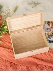 Hộp quà lưu niệm cá nhân hóa cho trẻ em - Khắc tên và ngày tháng, hộp đựng đồ kiểu gỗ sơn trắng dễ thương | Món quà hoàn hảo cho trẻ em (Quà tặng ngày lễ) - Nhiều màu - Xem 7