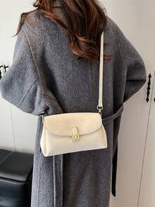 复古百搭扭锁设计单肩包，适合日常出行、约会和用餐。 - 彩色 - 查看 5