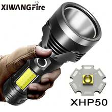Bright Mini Telescopic Flashlight, Aluminum Alloy Handheld COB Side Light Flashlight For Home Use - Multicolor - View 8