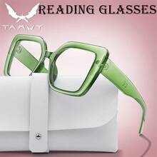 1pc Fashionable Reading Glasses Suitable For Middle-Aged And Elderly People Daily Wear , Reading Books, Newspapers, Mobile Phones, Paired With Glasses Case - Green - View 6