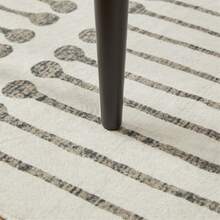 Set Of 2 Chairs With Beige Cushions And A Black And Gold Metal Frame. The Fabric Seat Cushions Are Soft And Breathable, And Complement Various Interior Design Styles. - Beige - View 8