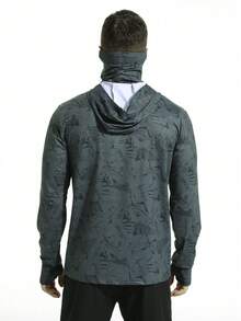 Summer Outdoor Fishing Sun Protection Clothing, Breathable Sunscreen Clothing For Fishing, Fly Fishing, Cycling - Dark Grey - View 4