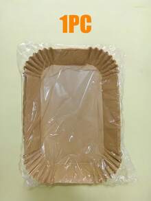 200pcs Air Fryer Parchment Paper, Rectangular Non-Stick Frying Paper, Disposable Oil Paper, Air Fryer Accessories, Available In 200/100/50/1 Sheets - Multicolor Long - View 13