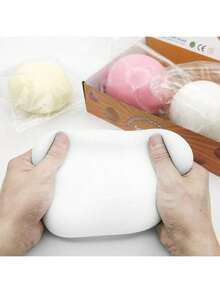 10cm Super Large Fluid Cheese Ball, Stress Relief Giant Fluid Ball, Big Slow Rebound Squeeze Toy, Super Large Fluid Stress Relief Toy, Mud Feeling Mochi Squeeze Toy, Surprise Gift, Birthday Gift, Christmas Gift, Perfect Gift, Gift Toy