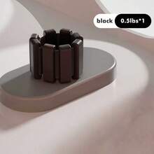 1 Pair Wrist And Ankle Weights Set,1 Lb (450g) Silicone Waterproof Adjustable Strength Exercise Fitness Equipment Wearable Wrist Ankle Weight Bracelet Leg Wrist Weight Weight Fitness Massage Strap,Set Of 2 Silicone Weighted Bracelets For Running, Fitness, Yoga, Swimming - Durable, Waterproof, Comfortable - Black And Pink Adjustable Wrist And Ankle Exercise Weights